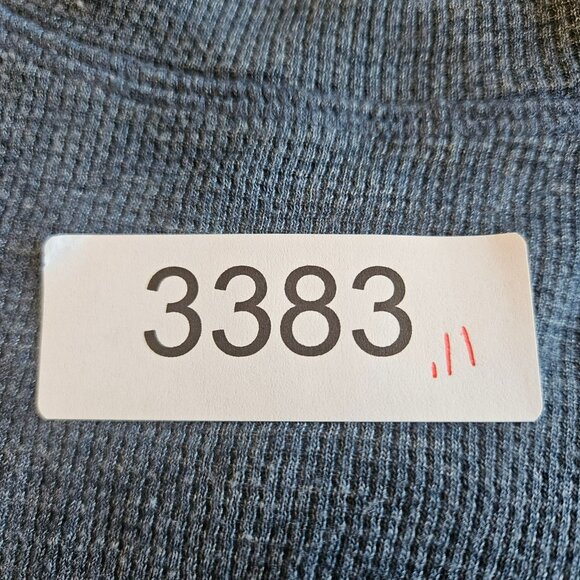 Magellan Outdoors Classic Fit Long Sleeve Blue waffle knit Shirt L base layer - Picture 5 of 5